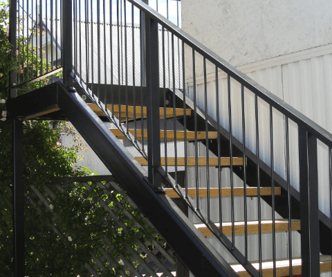 Exterior & commercial staircase design. Division Group